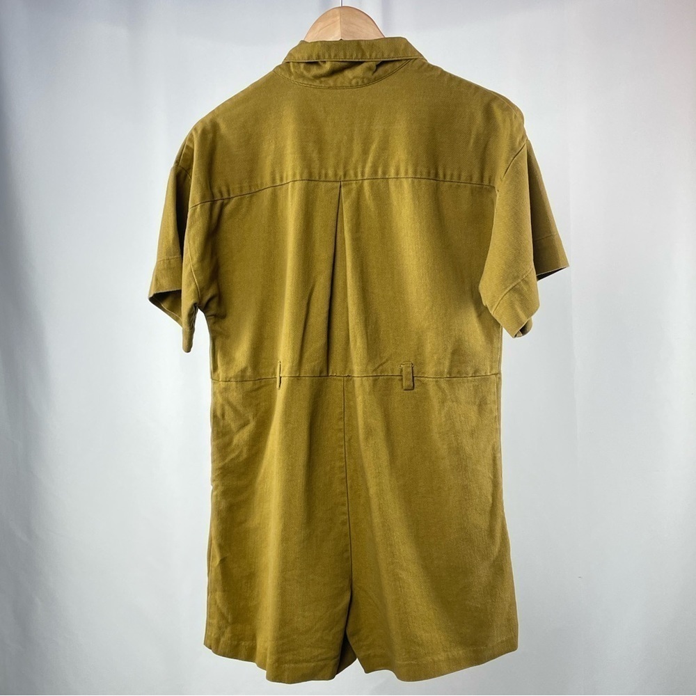 Madewell Safari Romper In Distant Olive Size Extra Small - Picture 7 of 9
